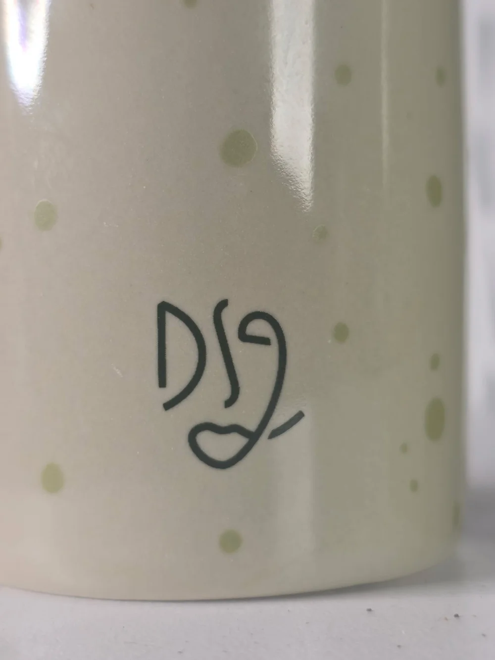 Salt and Pepper Shaker Set with DS2 Logo - Sage Green & Cream